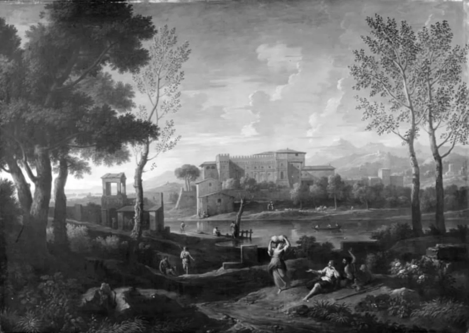 Roman Landscape with the Tiber and the Casino Belvedere