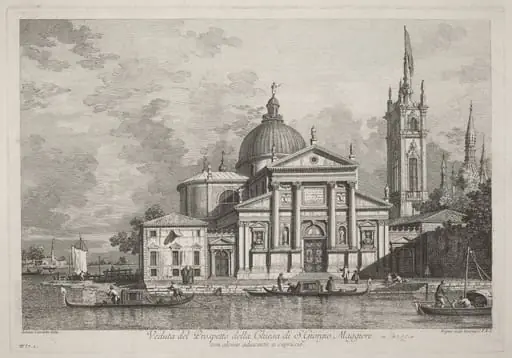 Veduta del Prospetto della Chiesa di S. Giorgio Maggiore