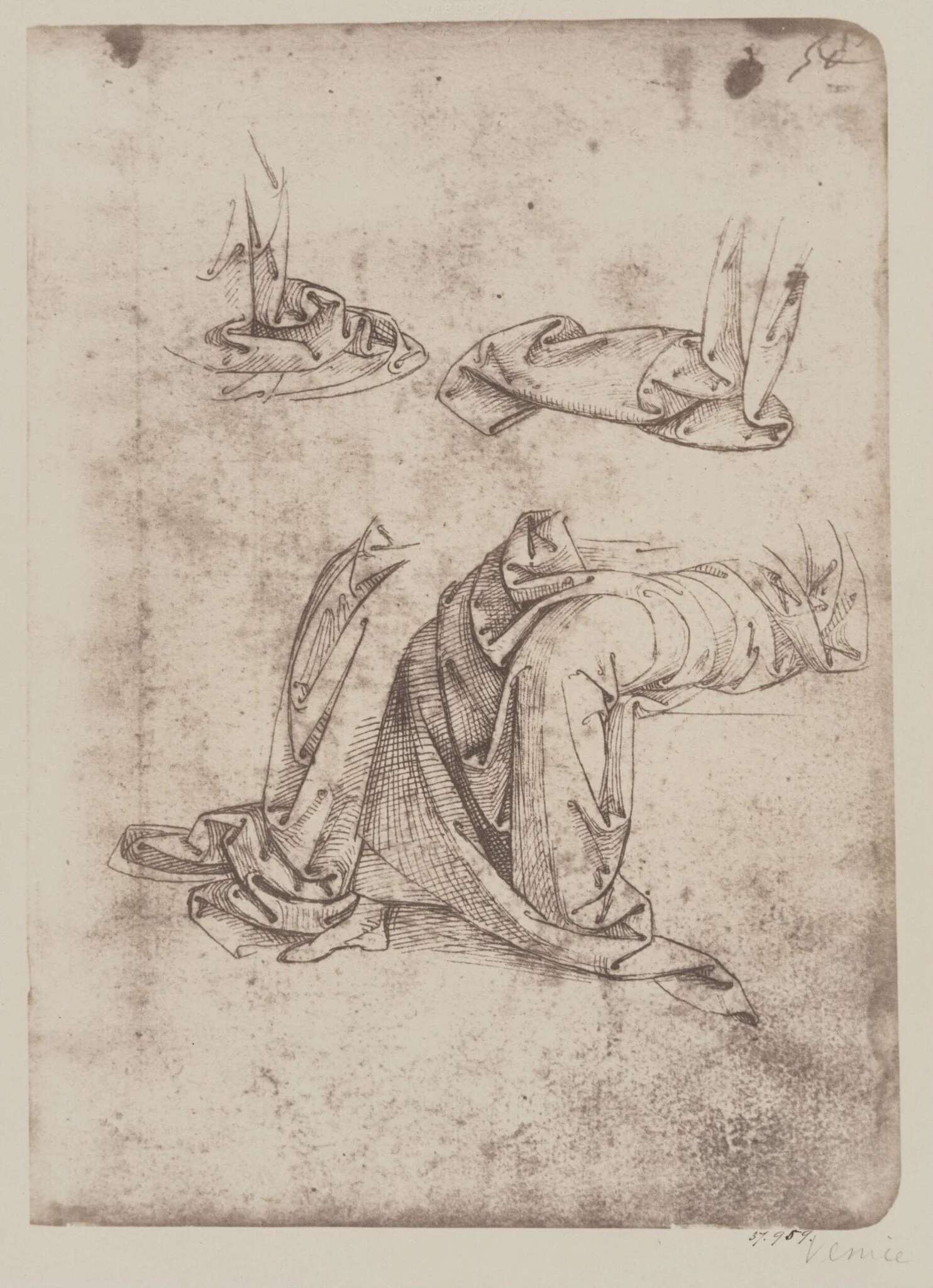Studies of drapery