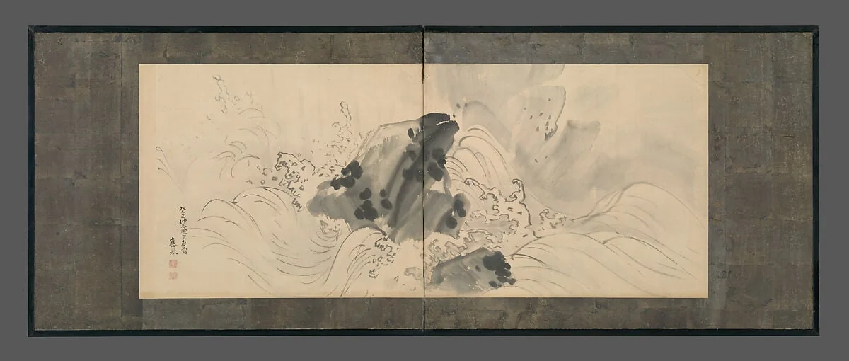 Untitled, by Maruyama Ōkyo 円山応挙, ink, 1773