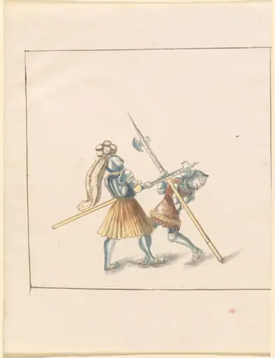 Foot Combat with Halberds