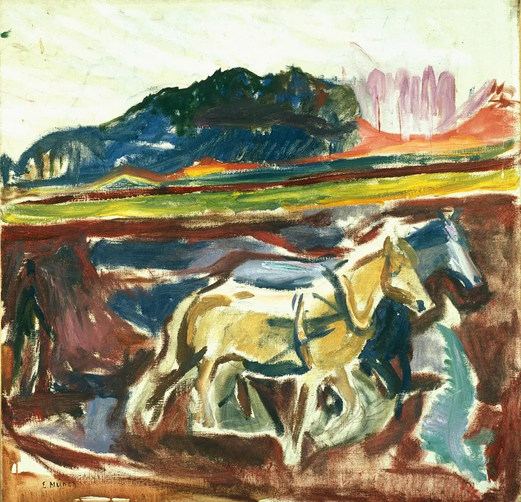 Ploughing Horses