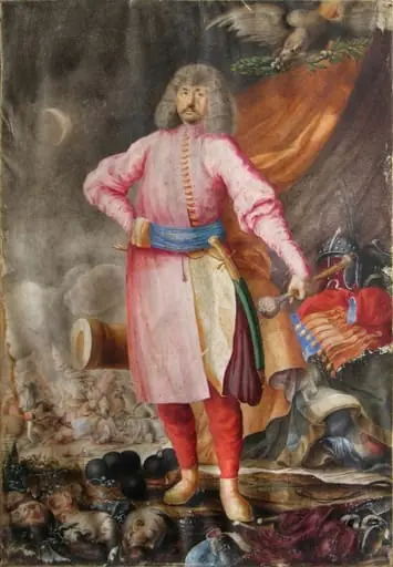 Jan Sobieski, regele Poloniei (în registrul inventar: Regele Sobiesky)
