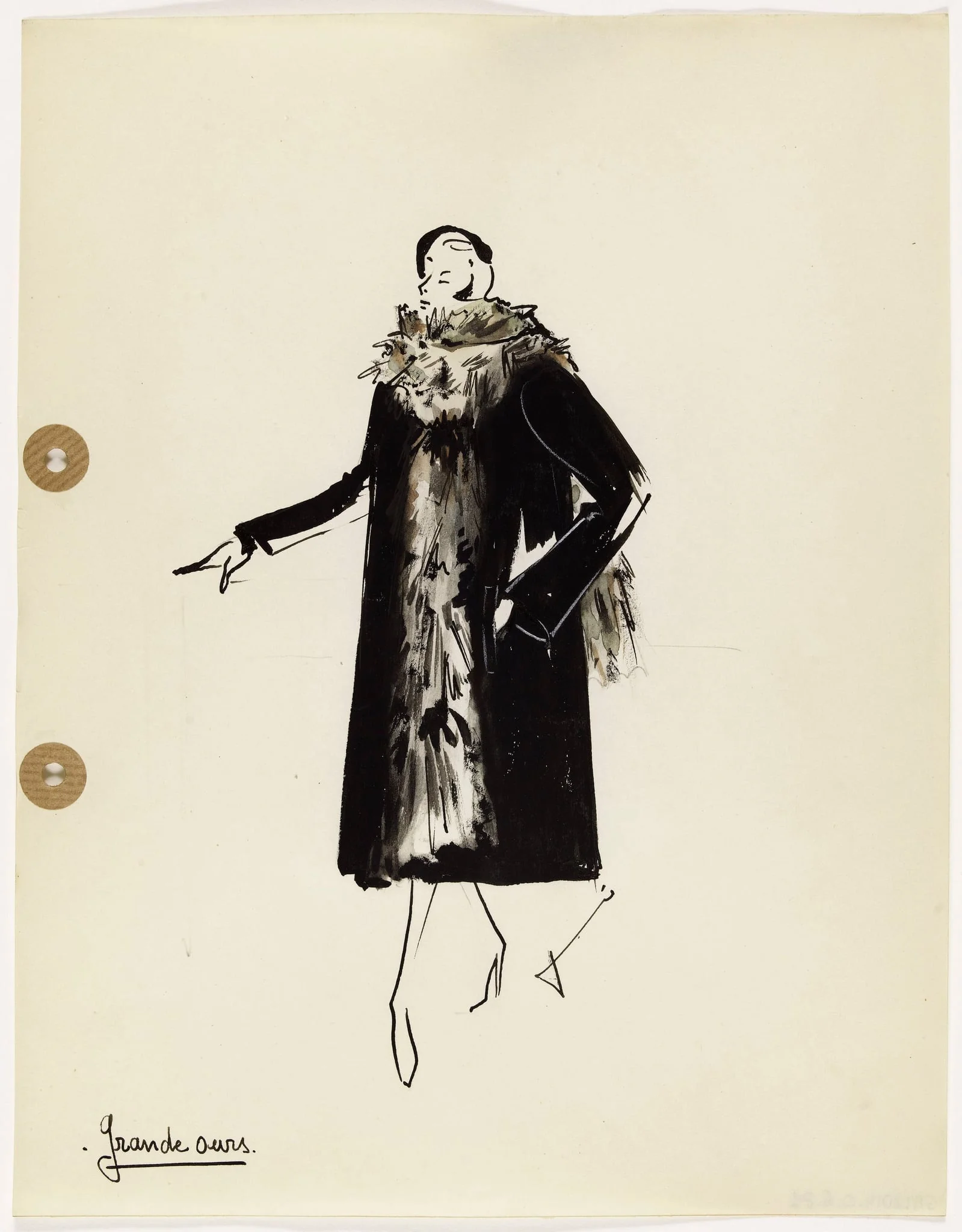 'Grande ours', by Marie-Louise Carven, 1949