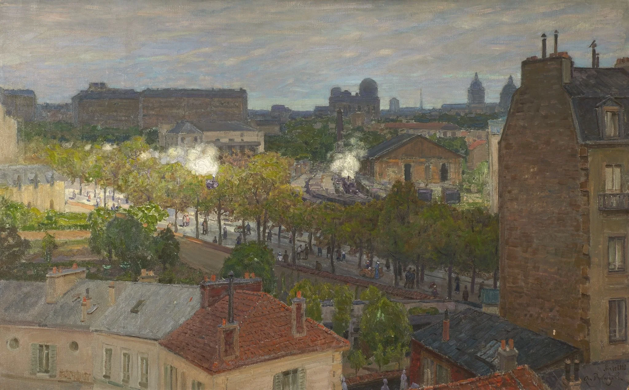 Montsouris, by Unknown, oil, 1900