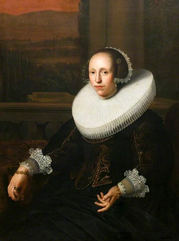 Portrait of a Lady with a Ruff, by Johannes Cornelisz Verspronck, oil, 1644