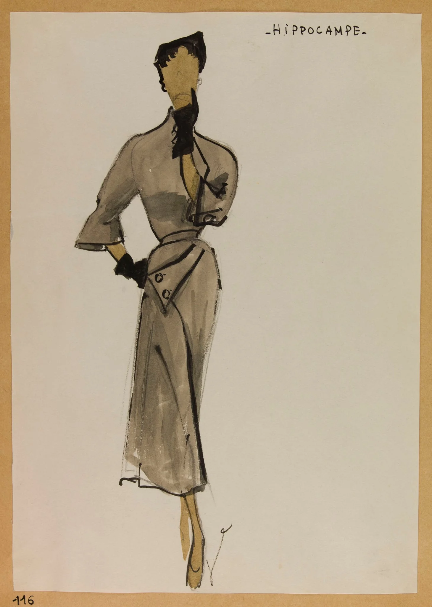 Hippocampe, by Marie-Louise Carven, 1952