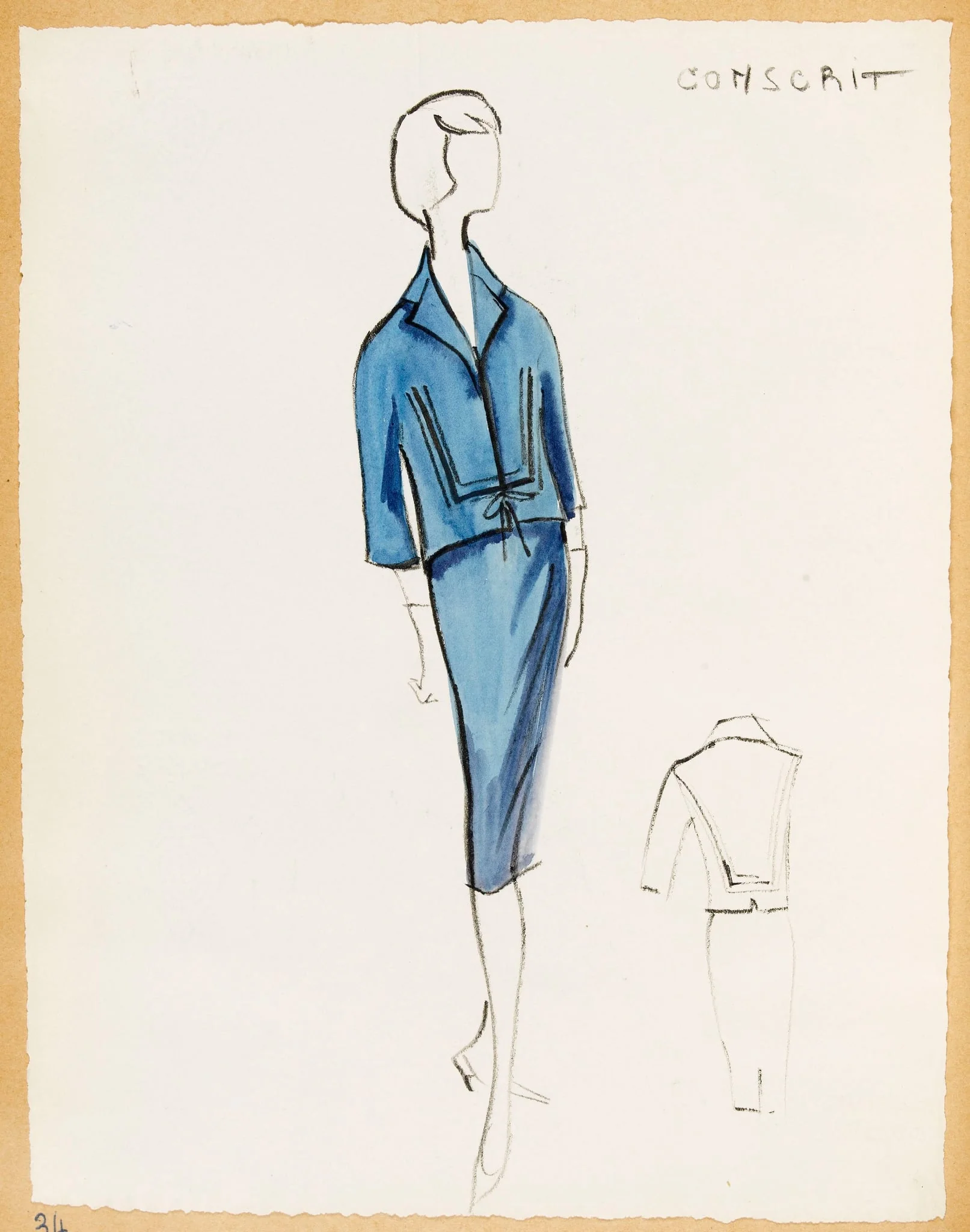 Conscrit, by Carven, 1957