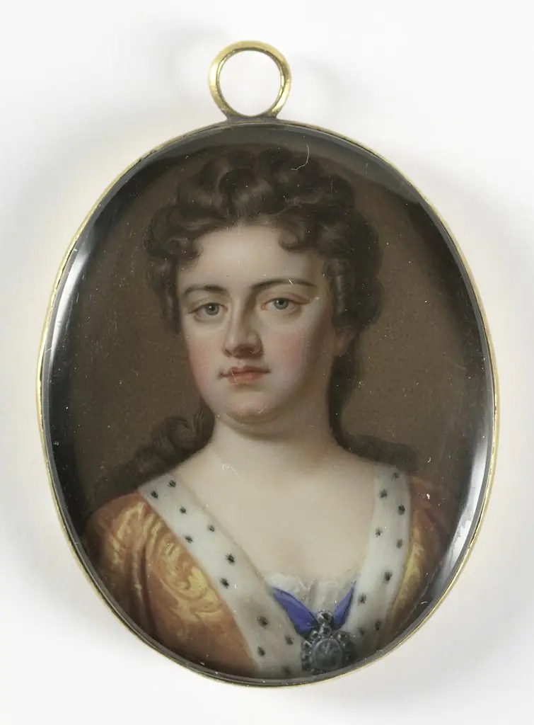 Anne Stuart (1665-1714), koningin van Engeland. Echtgenote van George van Denemarken