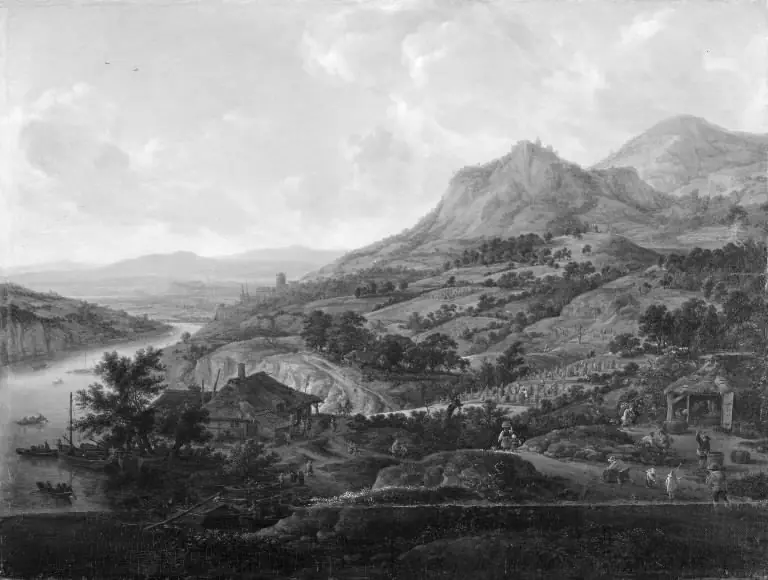 Wine Harvest at the Rhine
