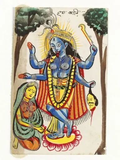 Radha and Krishna-Kali