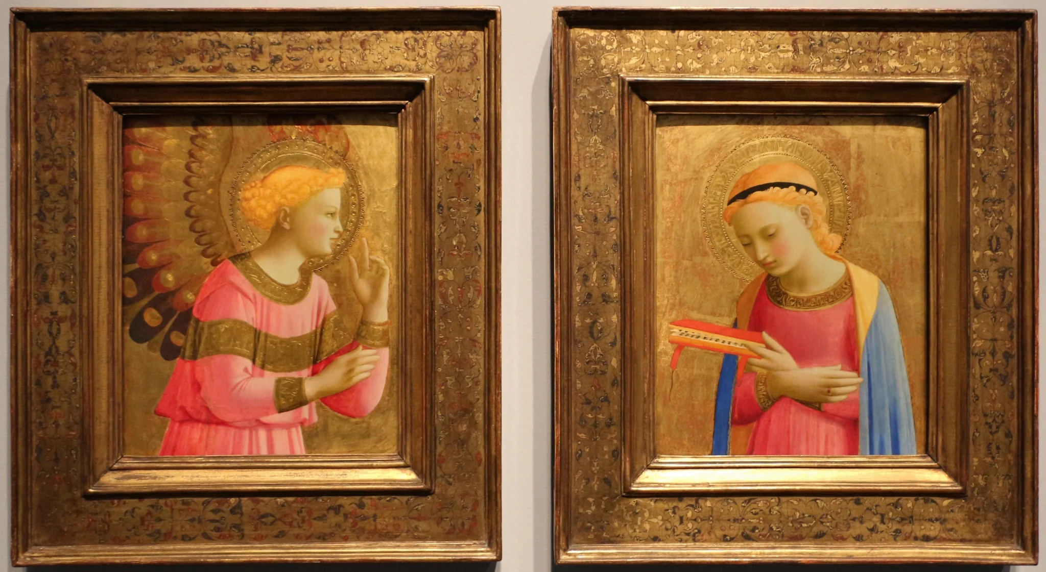angelo annnunciante e vergine annunciata, by Fra Angelico, unspecified