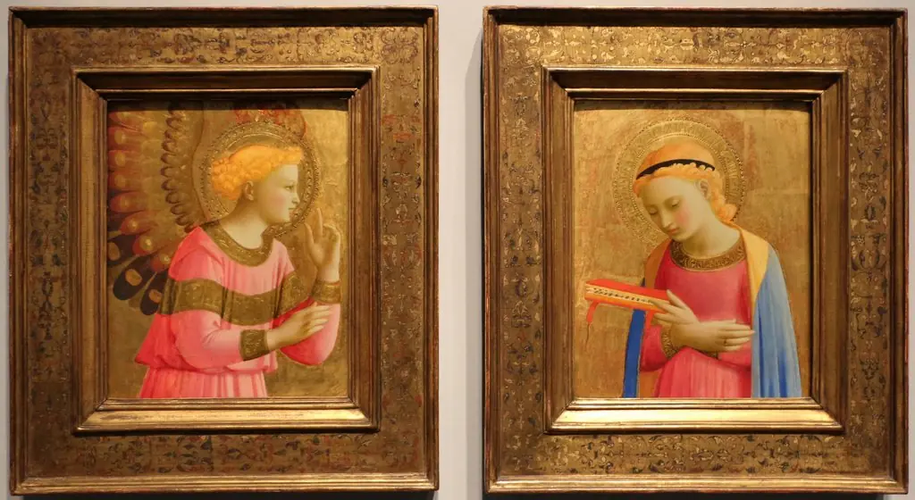 angelo annnunciante e vergine annunciata