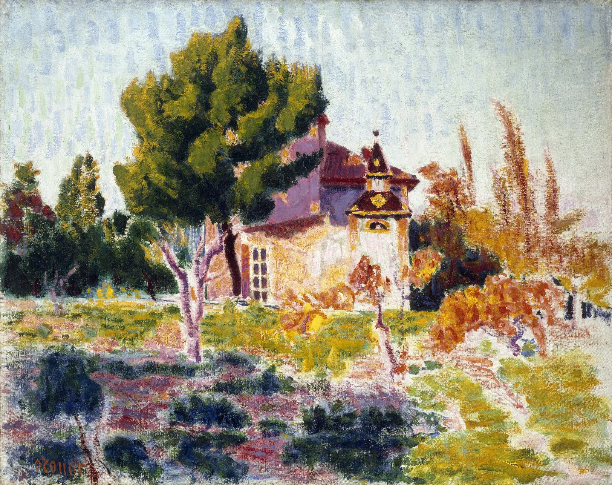 La Rose du Ciel, Cassis, by Roderic O'Conor, oil, 1913