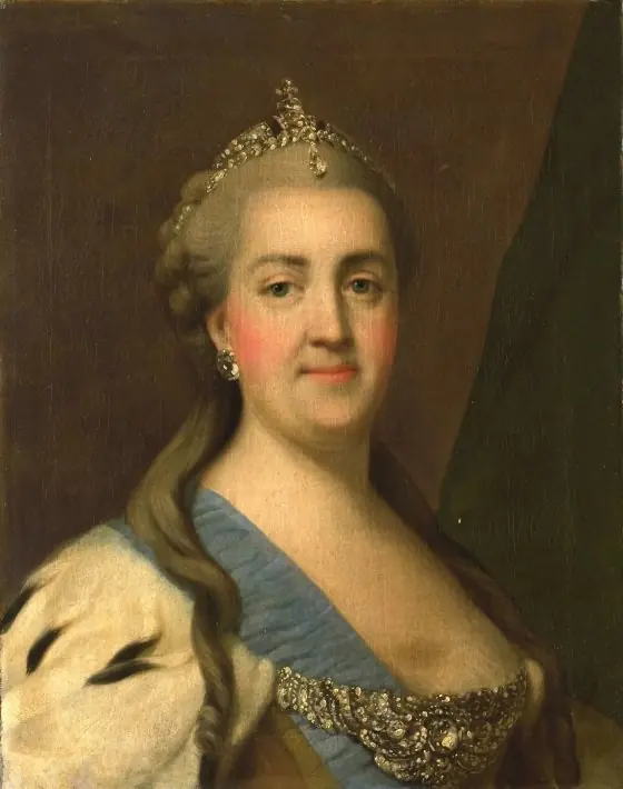 Portrait of Catherine II (1729-96), empress of Russia