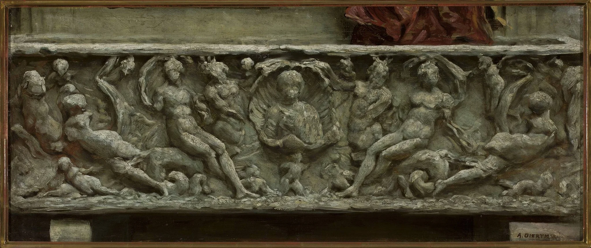 Fragment of sarcophagus from Palazzo Giustiniani in Rome