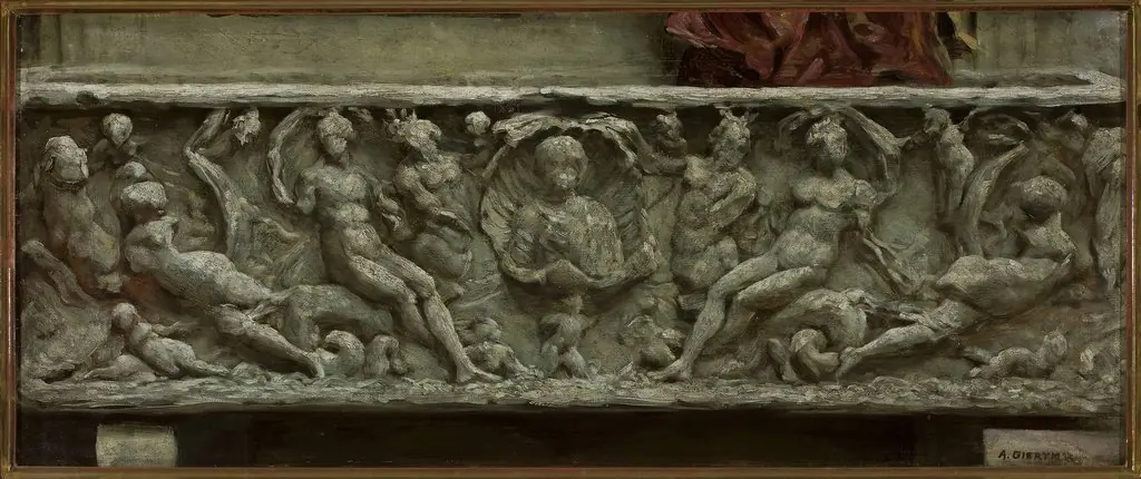 Fragment of sarcophagus from Palazzo Giustiniani in Rome