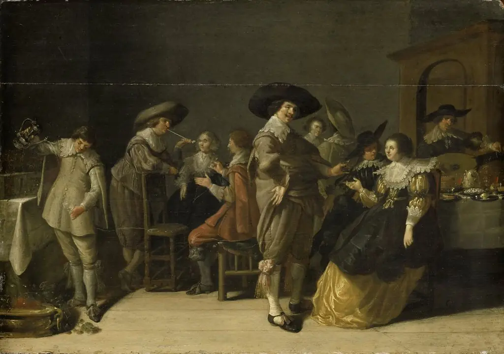 Distinguished company in a room