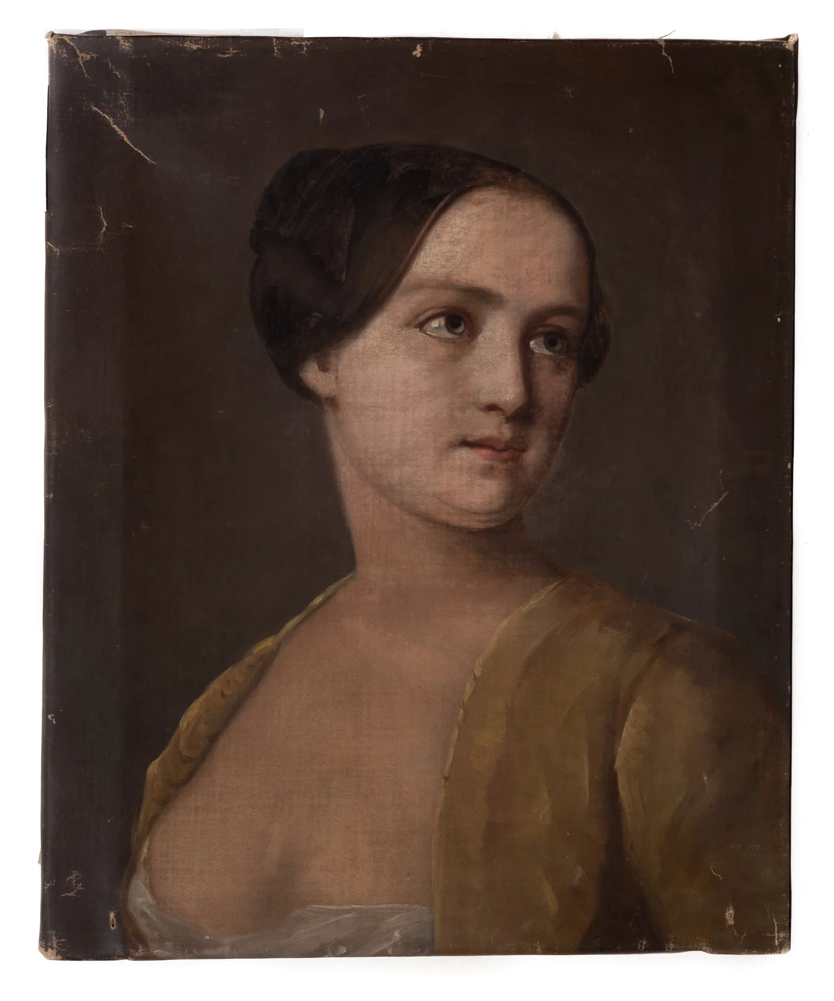 Portret de femeie, by Gheorghe Panaiteanu-Bardasare, unspecified, 1858