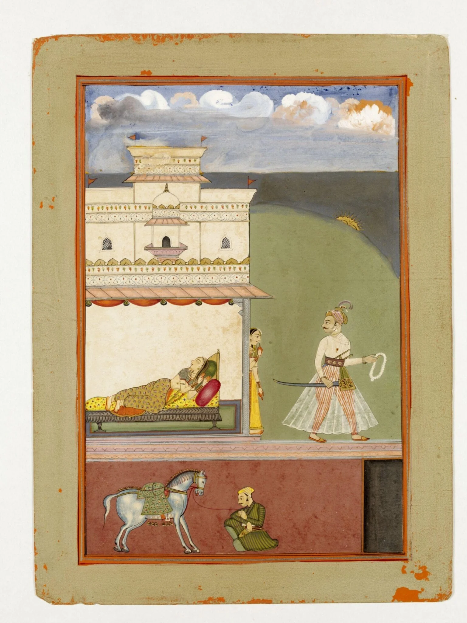 Lalita Ragini, by Unknown, paint, 1710
