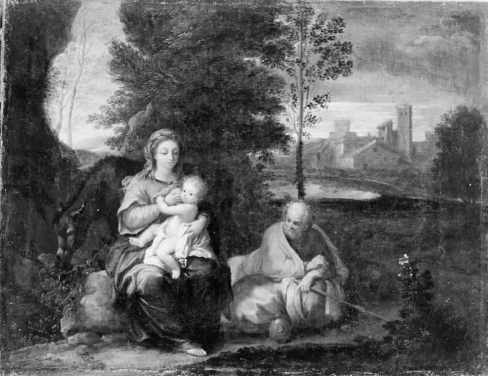 The Rest on the Fligth into Egypt, by Unknown, 1650