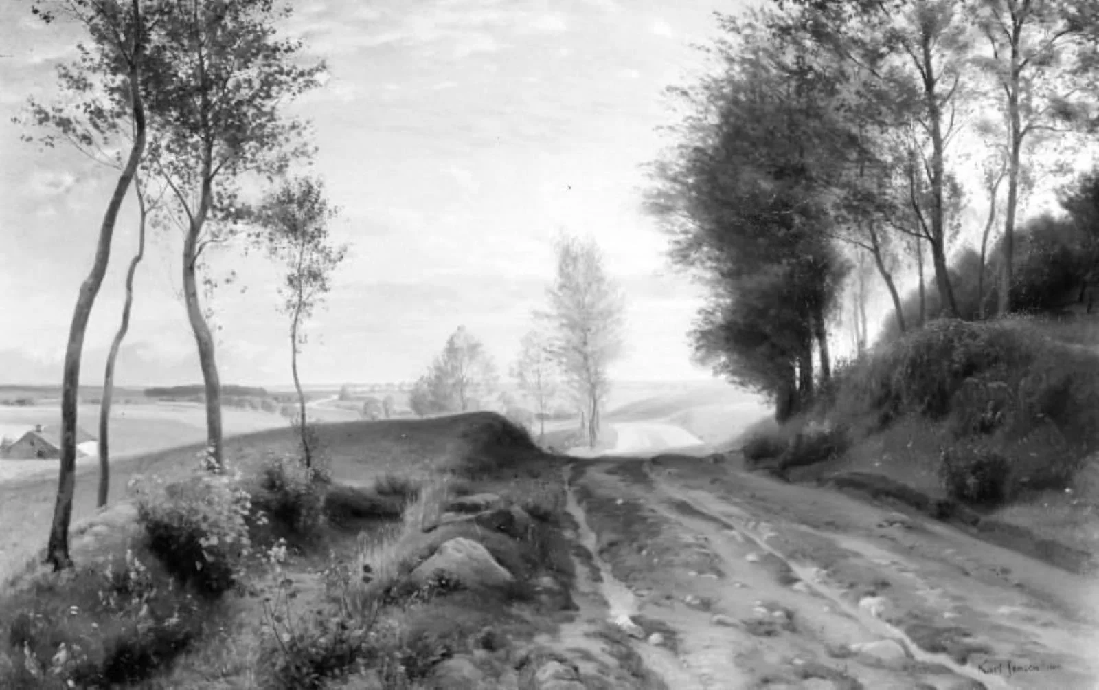 Landskab fra Næstvedegnen, by Unknown, 1884