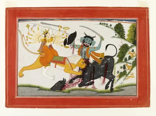 Durga and Mahishasura