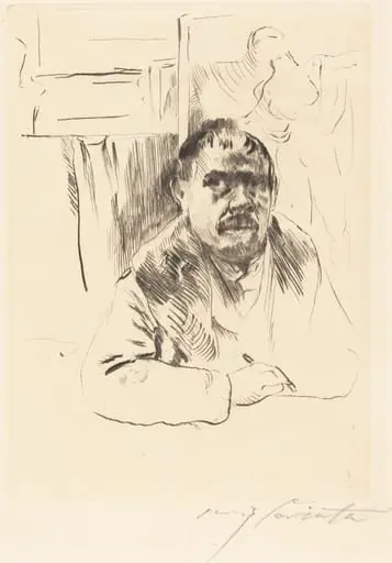 Selbstbildnis im Pelz (Self-Portrait in a Fur Coat)
