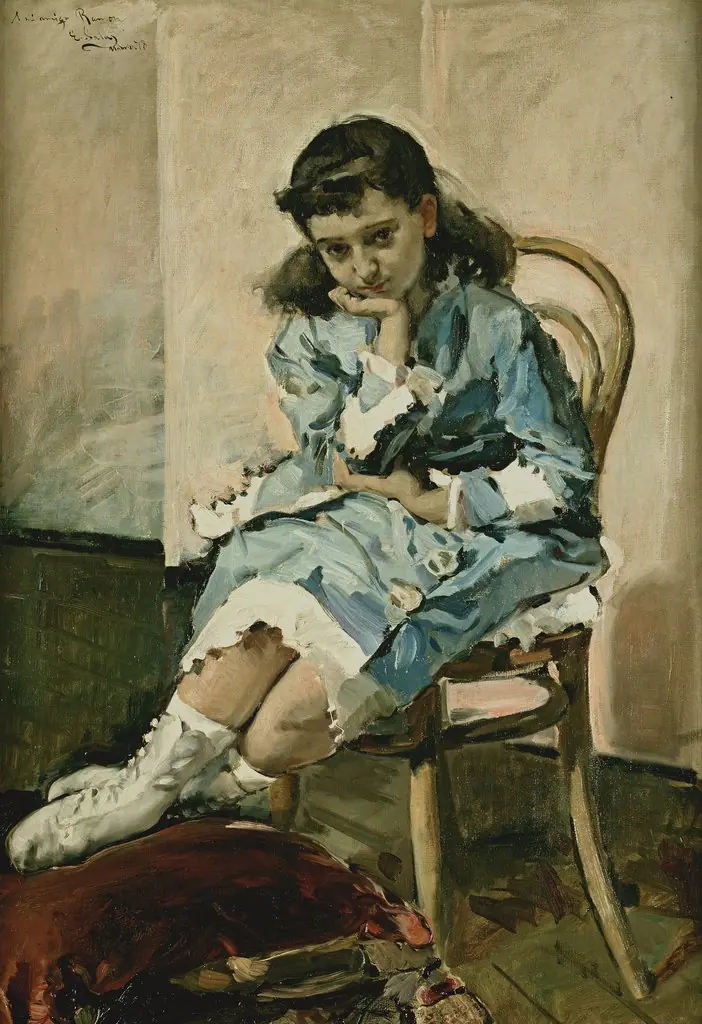 María Guerrero as a Girl