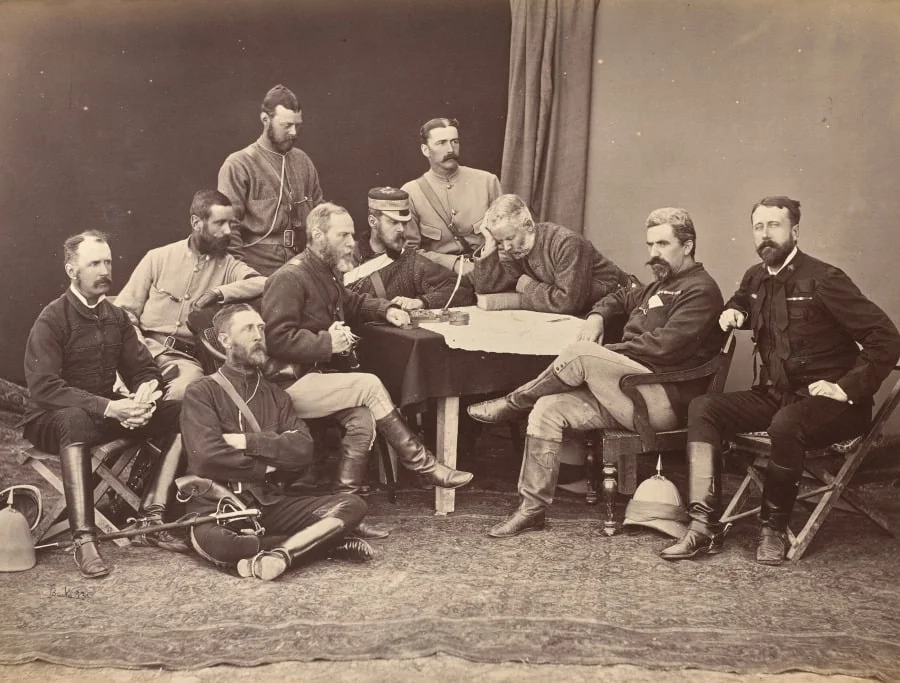 General Roberts and Staff, by John Burke, 1879