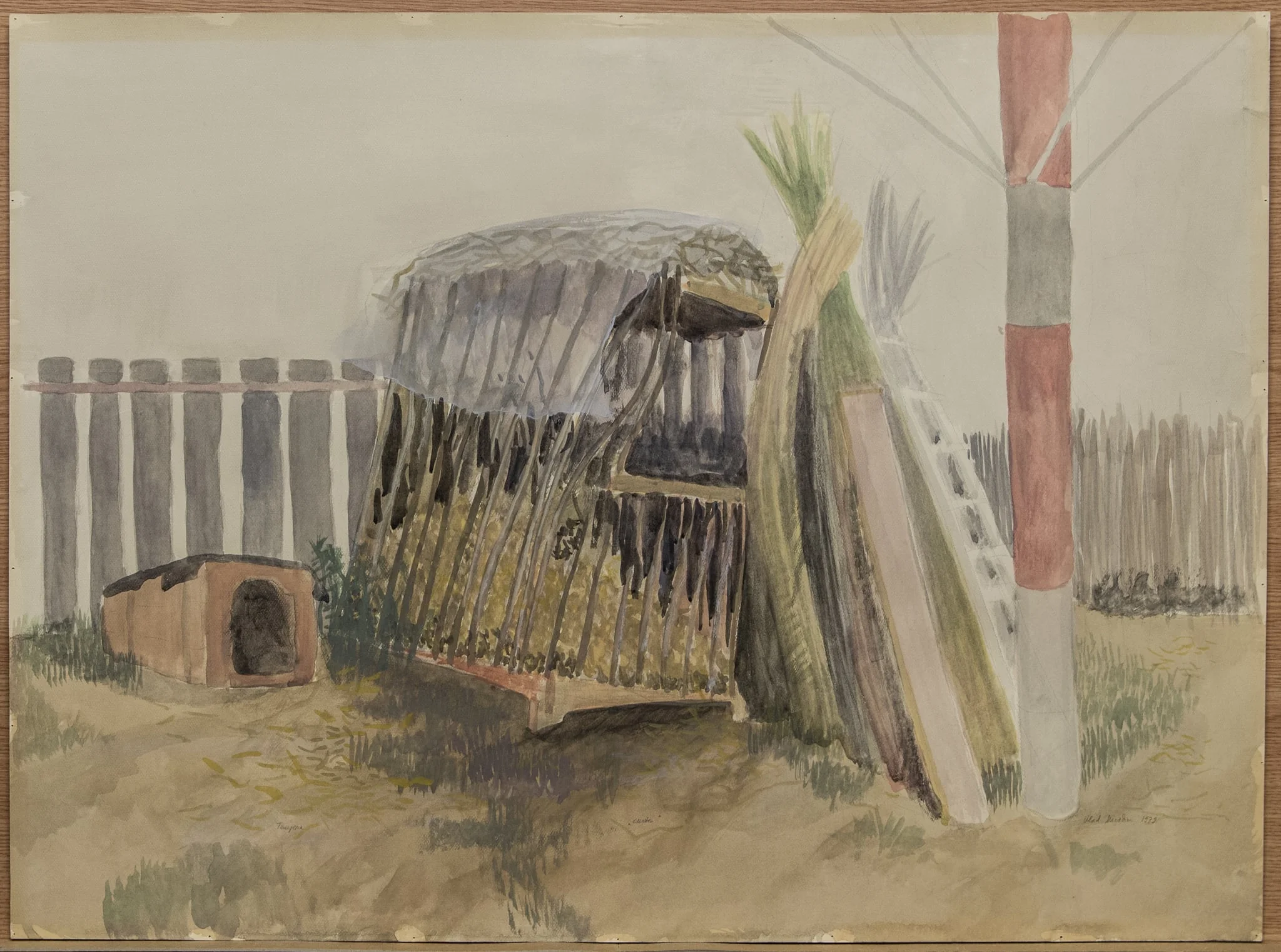 Curte, by Vlad Micodin, unspecified, 1950