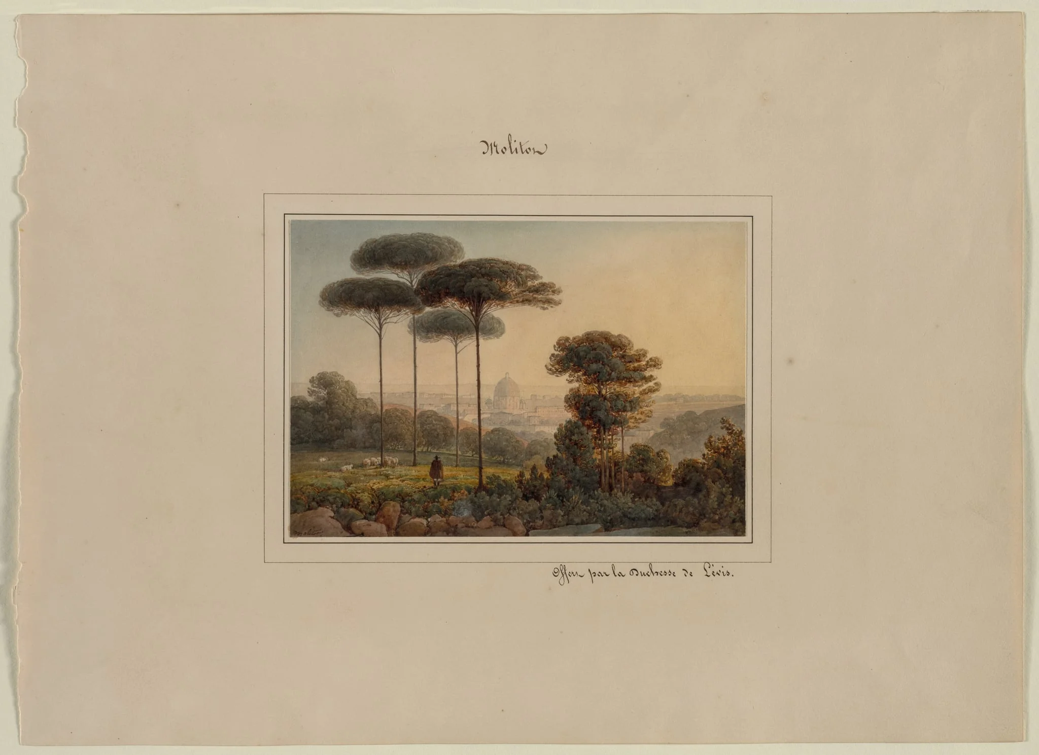 View of the Basilica of St. Peter from the West, by Joseph Molitor, 1882