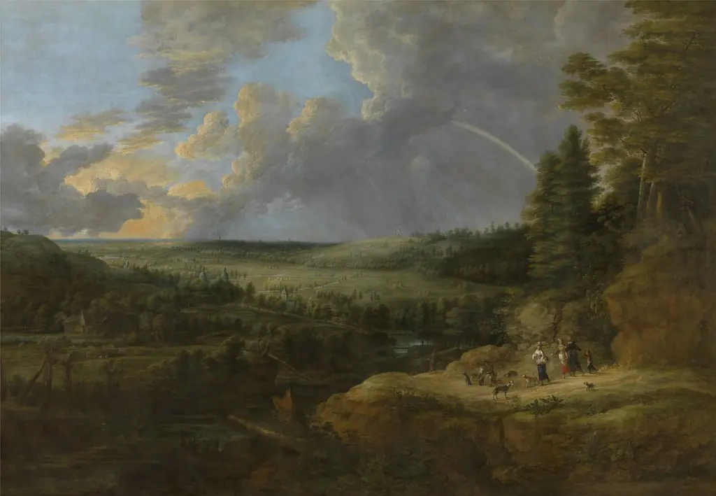Landscape with Rainbow