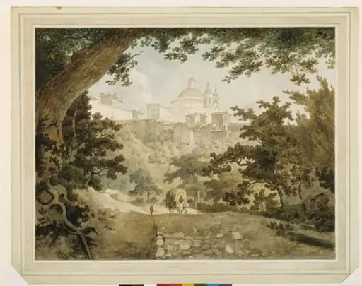 The Palazzo Chigi, Ariccia, near Albano