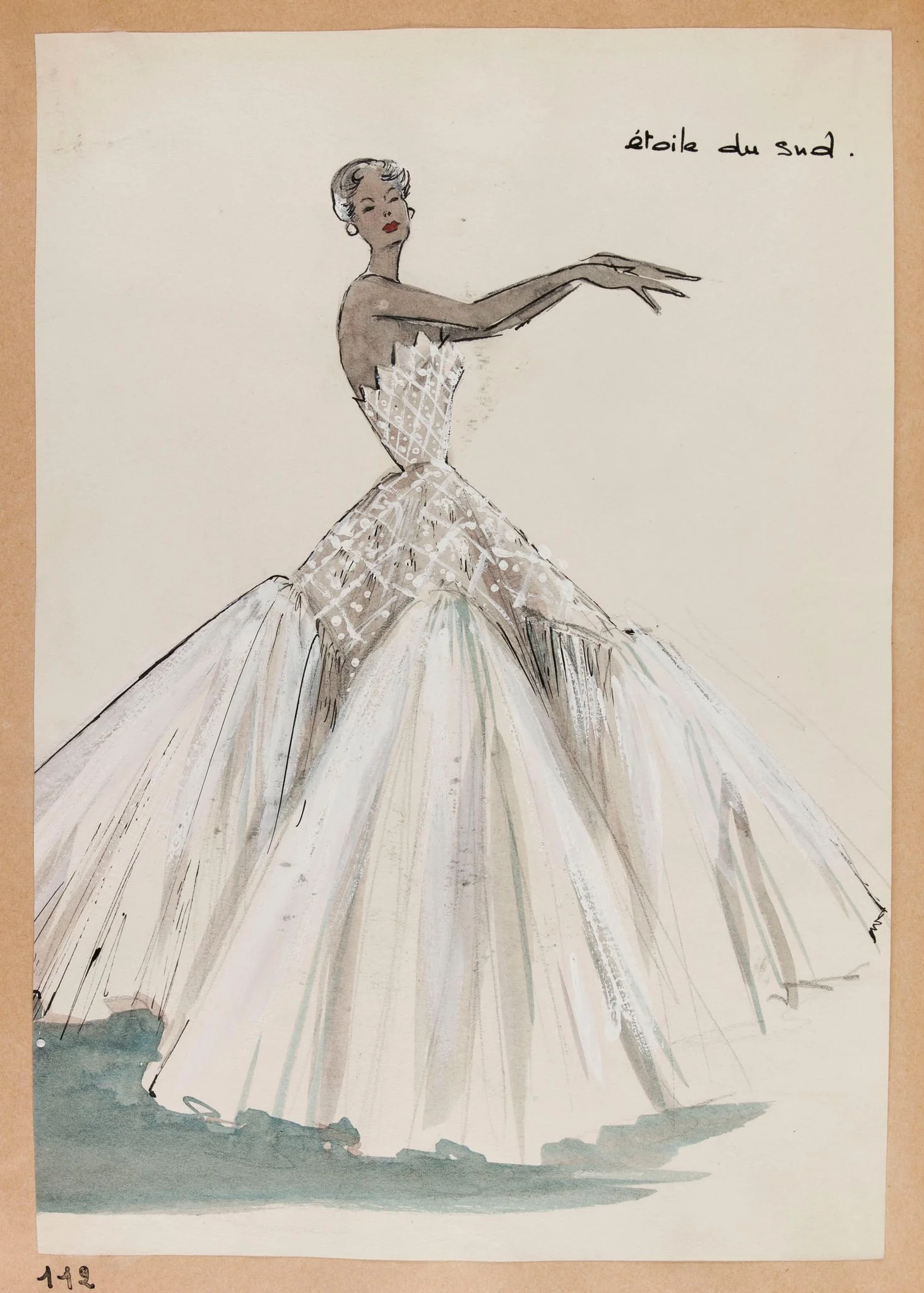 Etoile du sud, by Carven, unspecified, 1951