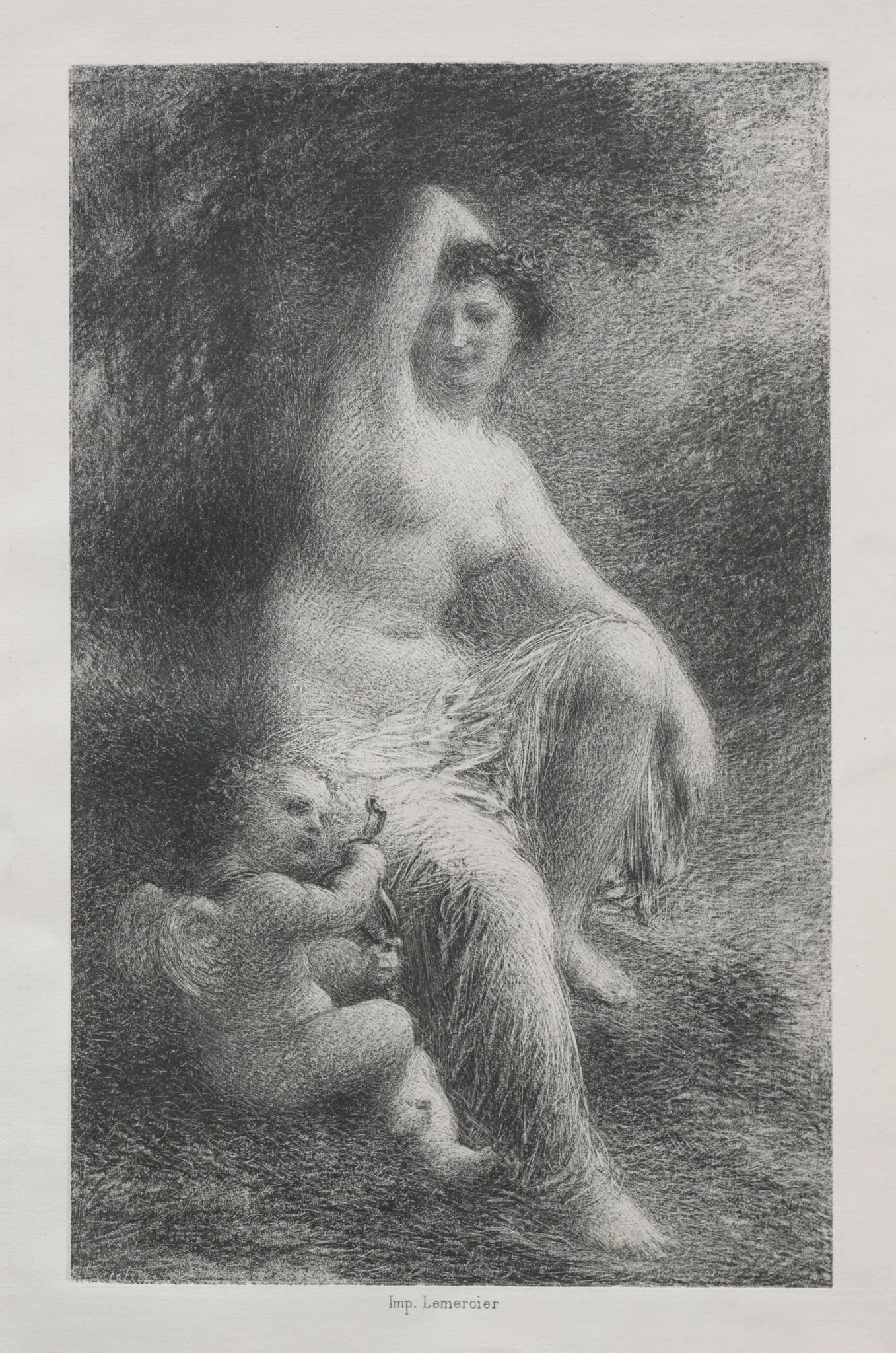 Venus and Cupid, by Henri Fantin-Latour, 1892