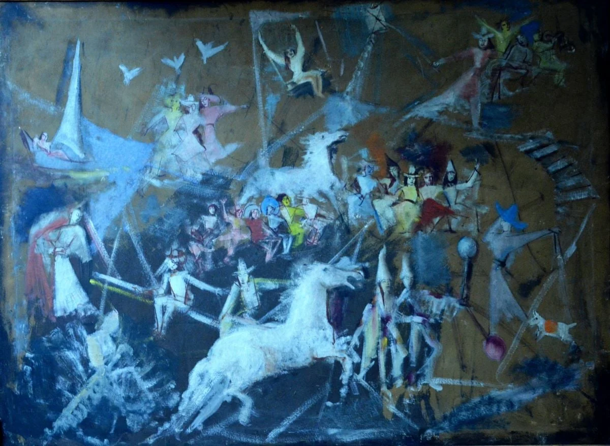 Circul, by Magdalena Rădulescu, unspecified, 1952