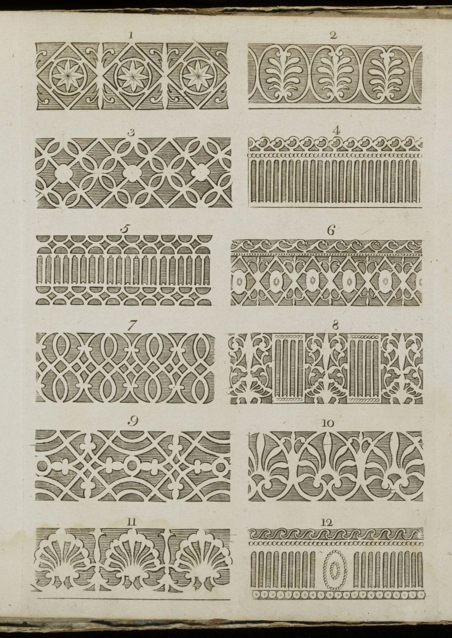 Metalwork Pattern Book: Fire Grate, Stove, Balcony and Fencing Designs