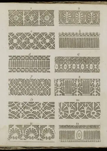 Metalwork Pattern Book: Fire Grate, Stove, Balcony and Fencing Designs