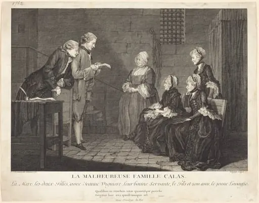 La malheureuse famille Calas  (The Unfortunate Calas Family)
