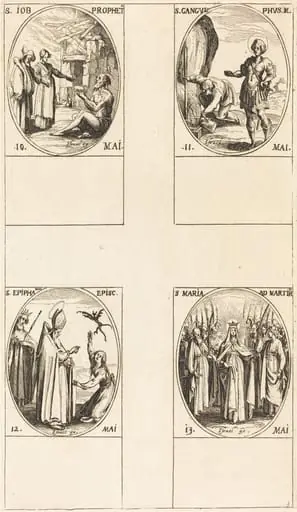 St. Job, Prophet; St. Gangulphus; St. Epiphanius; St. Mary of Martyrs