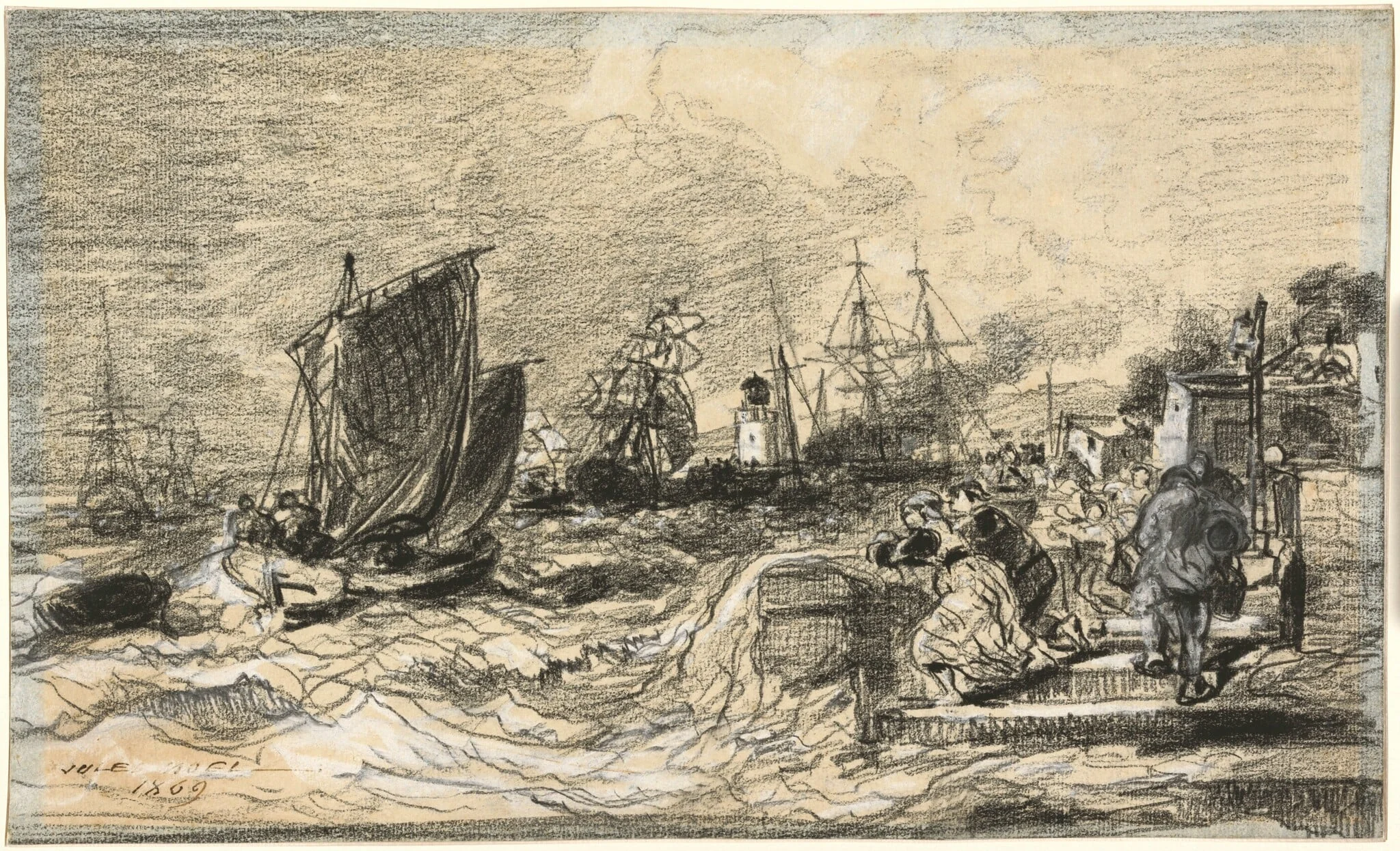 Breton Port with an Approaching Storm