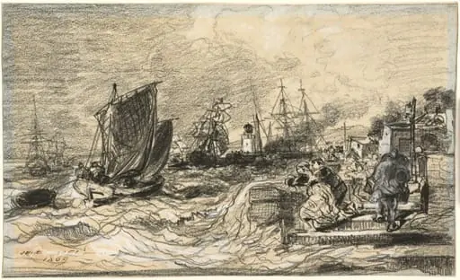 Breton Port with an Approaching Storm