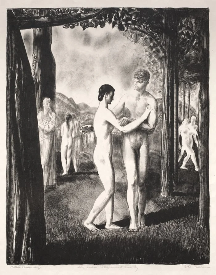 The Lovers that Passed Him By, by George Bellows, 1923