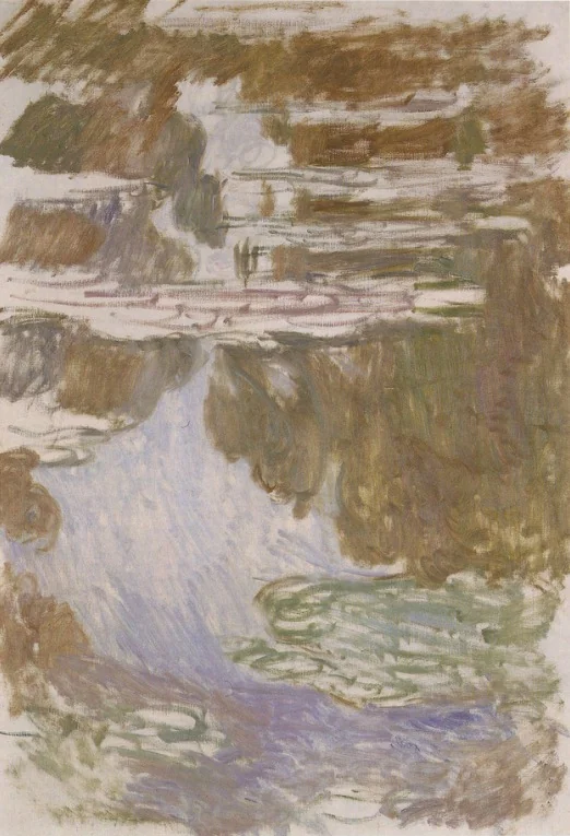 Nymphéas. Étude, by Claude Monet, oil, 1907