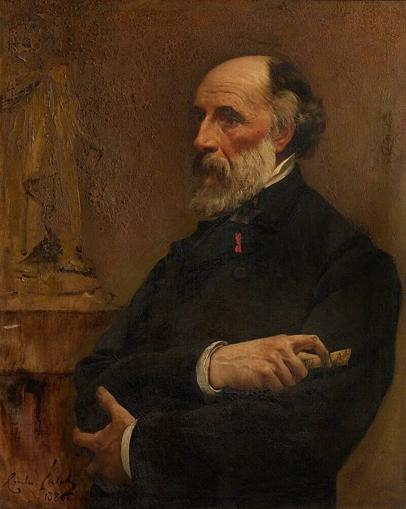 Portrait of the sculptor Jacques De Braekeleer