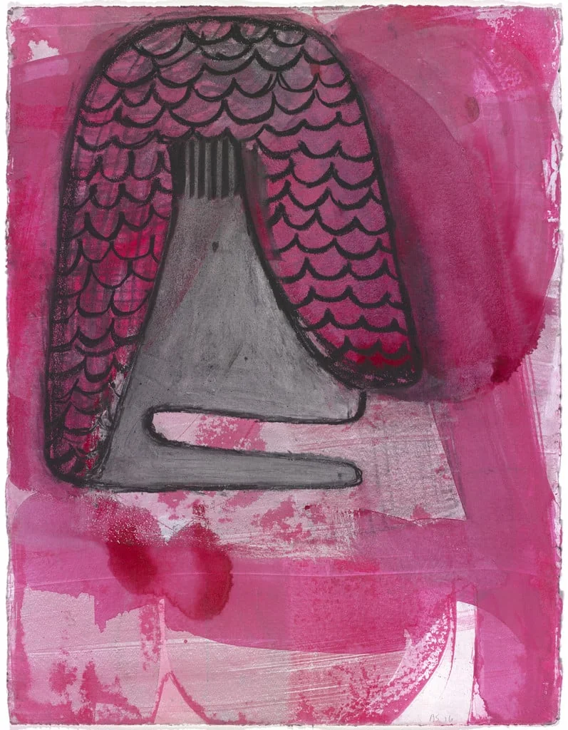 Untitled, by Amy Sillman, charcoal, 2016