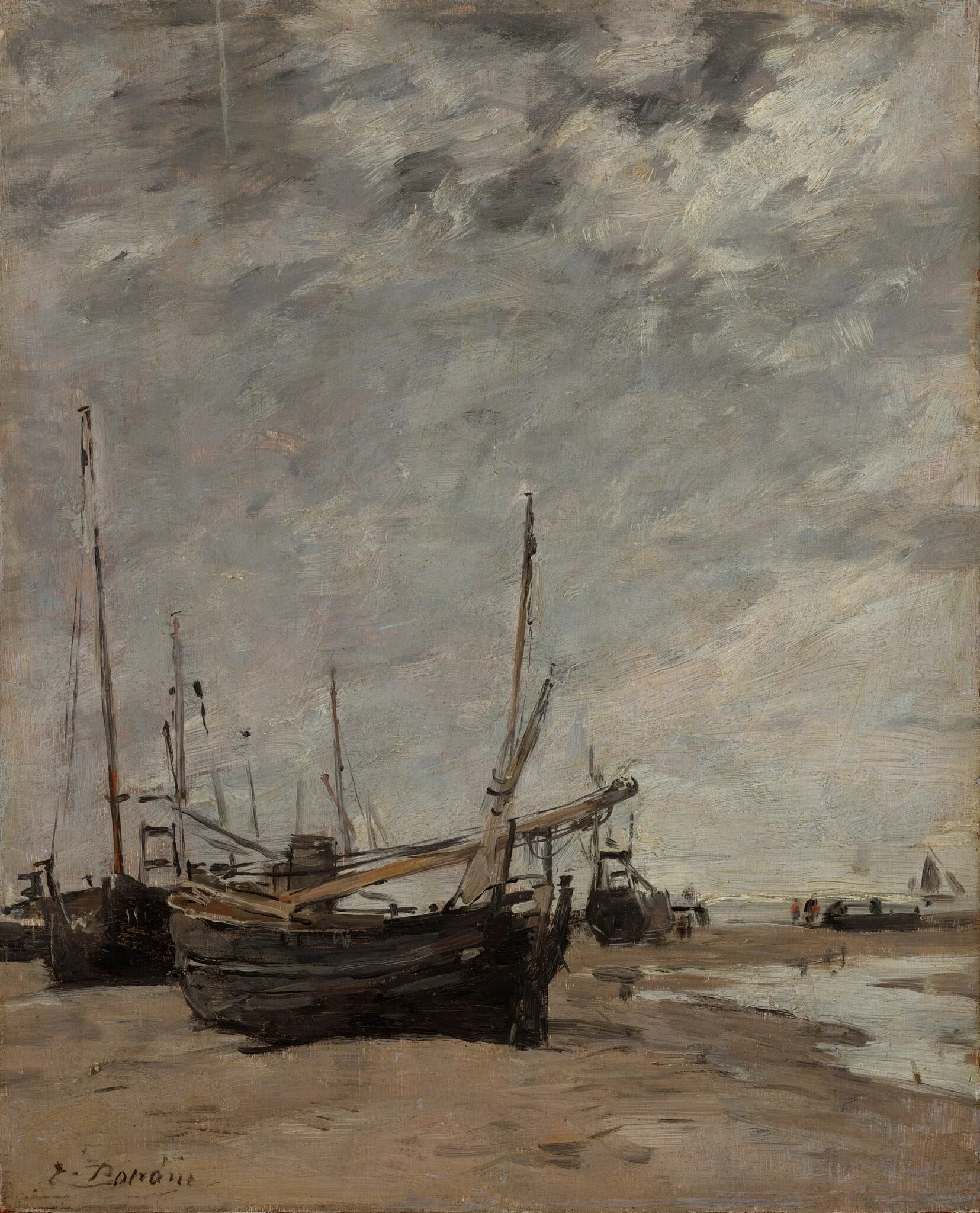 Low Tide, Sailboats Run Aground