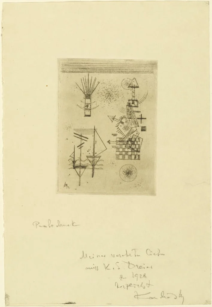 Untitled, by Wassily Kandinsky, ink, 1926