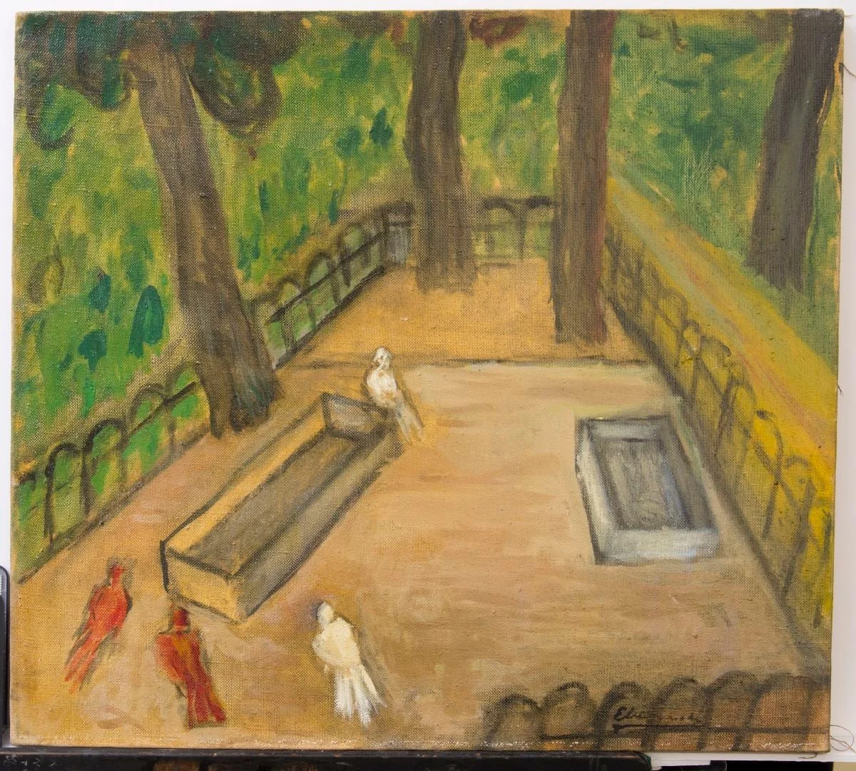 Casa porumbeilor din Cișmigiu, by Micaela Eleutheriade, unspecified, 1981